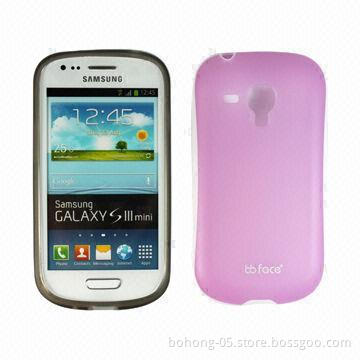 Cases for Samsung I8190, Made of TPU and PC, Double Color Water Set